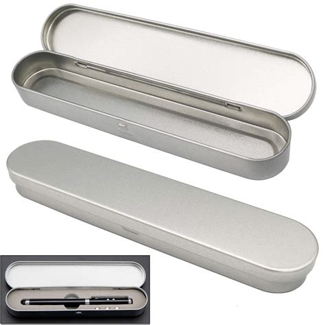 black and white metal pencil box|black pencil pouches.